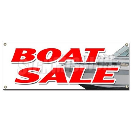 Signmission BOAT SALE BANNER SIGN new used sailboats powerboats service financing B-Boat Sale